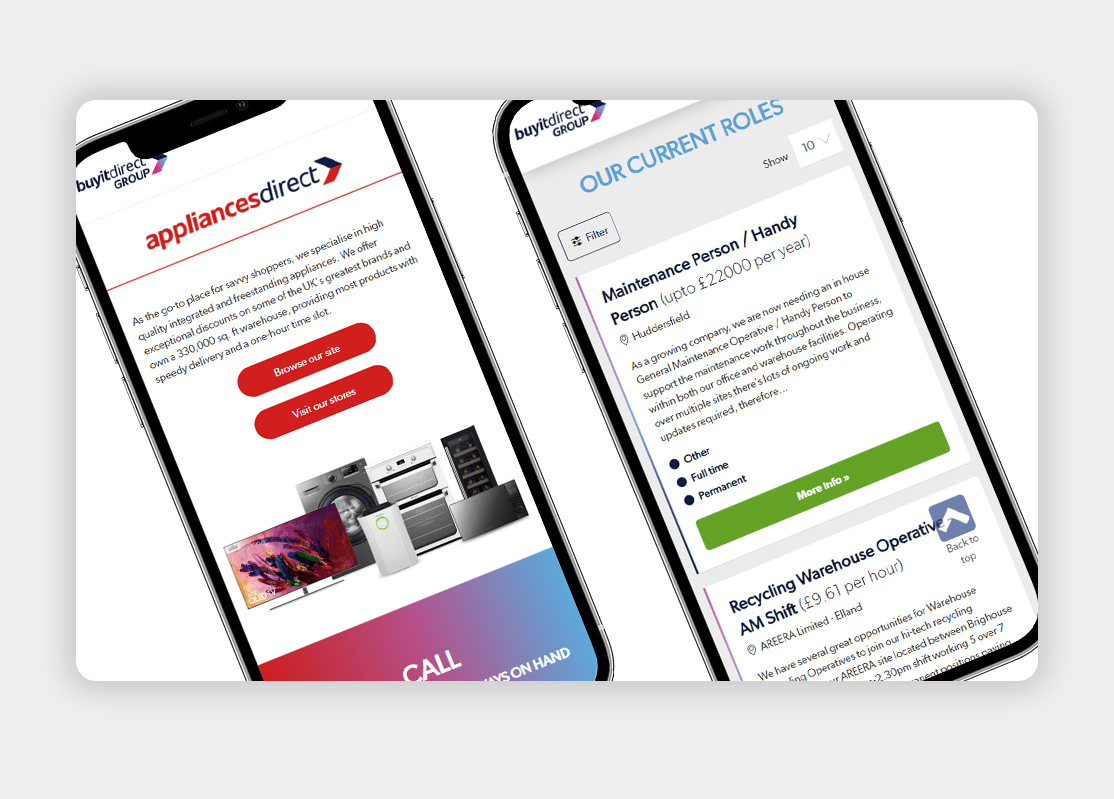 Customer Account redesign concept